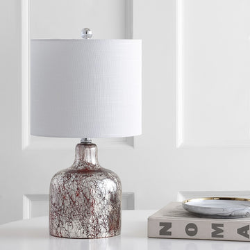 Gemma 19" Glass Bell LED Table Lamp - JONATHAN Y